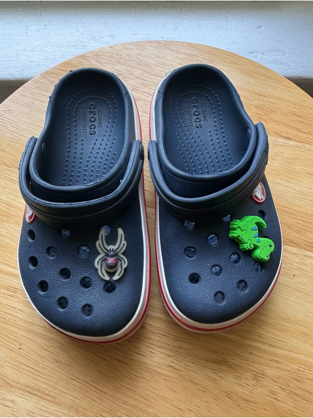 Navy Toddler Crocs